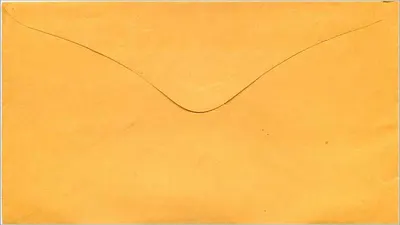 Supt. Pub. Instruction, Concord, N. H. — enveloppe jaune avec inscription manuscrite — Verso
