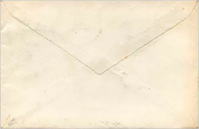 Carta postal enviada de Hartford, Connecticut — selo verde de 3 centavos e carimbo de expedição — Verso