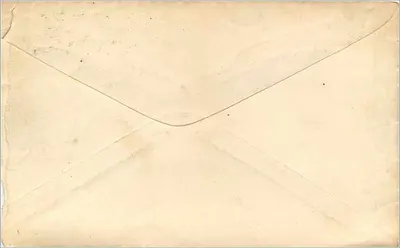 Waterbury — tarjeta postal con texto impreso y dirección manuscrita — Dickinson & Clark, Waterbury, Conn. — Reverso