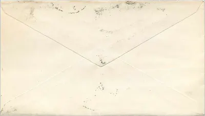 Willimant Flat, Massachusetts — tarjeta postal enviada el 5 de agosto de 1883 — editor desconocido, n.º de serie 207 — Reverso