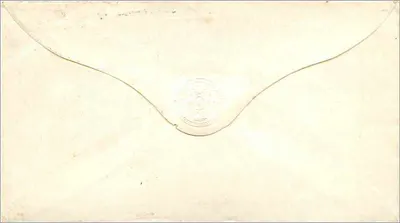 Antieke ansichtkaart — Harpers Ferry — postzegel van 3 cent — Achterkant