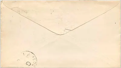 Publicidade para E. Bradford Clarke Co. — Filadélfia — selo de 2 centavos verde — Verso