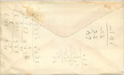 New York — Envelope comercial com carimbo de 2 centavos — J. E. Rutherford, comissário revendedor — Verso