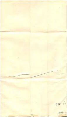 Carta postal enviada para Augusta, Maine — sem editor ou número de série visíveis — Verso