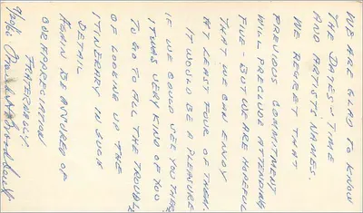 Upper Darby — agradecimentos pelas aposentadorias — U.S. Social Security — Verso