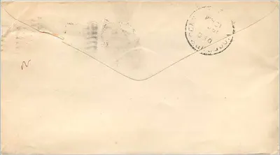 Waterbury — carta postal da empresa Inter Seal — National Biscuit Company — Verso