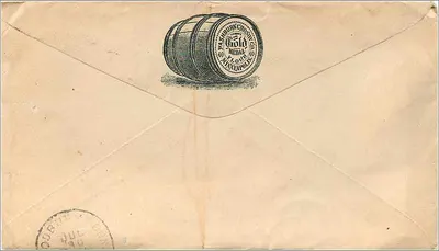 J.D. Dewell & Co. — Loja geral — New Haven, Conn. — Verso