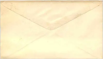Antieke ansichtkaart met adres van Mevrouw H.A. Walker in Warren, Pa — zegel van 3 cent en poststempel van New York — Achterkant