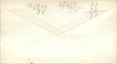 Freeman's Mail — A.S. — Editora não visível — Verso
