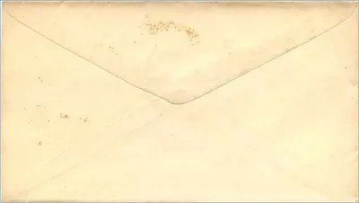 Dunwoody — sobre con sello de 3 centavos — editor no visible — Reverso