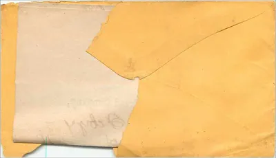 독립 — 노란 우표엽서, 우표와 날인 있음 — 출판사 미상 — 뒷면