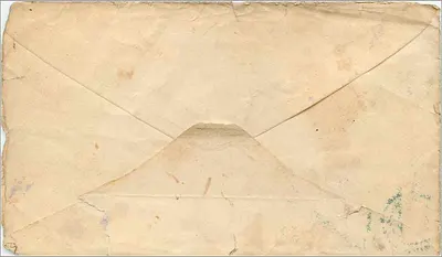 Carta postal destinada a Nova Iorque — selo de 3 centavos e carimbo de Allentown, Pensilvânia — Verso