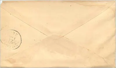 Troy, N.Y. — Carta para John Anthony, Smyrna, D.R. — H.W. Gordinier, Sementes, Implementos Agrícolas, Feno, Grãos e Alimentação, Troy, N.Y. — Verso
