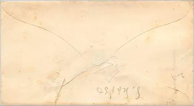 Kartka pocztowa do Horatio S. Smith, M.D., w Brooklyn, N.Y. — Boston, Massachusetts — znaczek 3 centy i pieczętowanie — Rewers