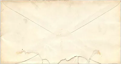 Carta postal enviada de Haterby — selo de 3d azul e obliteração Haterby SEP 19 — Verso