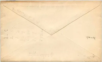 Worcester, Massachusetts — antieke ansichtkaart verzonden naar Ann Arbor, Michigan — 3 cent stempel — Achterkant
