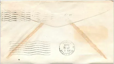 Wisconsin — 1848-1948 Centenar — 'America's Dairyland' — U.S. Luftpost — Rückseite
