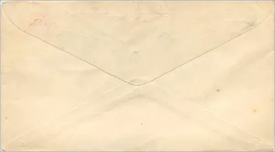Lyons, Indiana — Carta para um agente da Food Administration em Filadélfia — R.P.O. 1407 — Verso