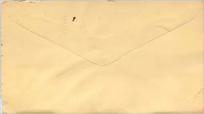 Enveloppe avec fenêtre — New York, 1933 — United States Postage 3 cents — Verso