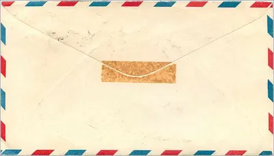 항공엽서 — APO # 616, 뉴욕 — 출판사 미확인 — 뒷면