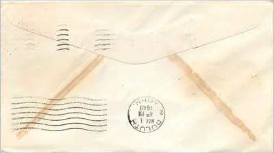 Wisconsin — 1848-1948 Centenaire — 'America's Dairyland' — Amerikaanse luchtbrief — Achterkant
