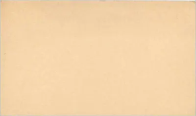 Carte postale américaine — verso — timbre Jefferson 1 cent — Verso