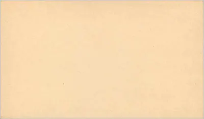 Carte postale américaine — verso — timbre 1 cent Jefferson — Verso