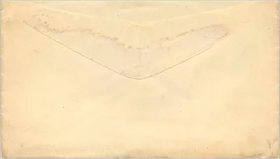 Danville, Pensilvânia — carta datada de 29 de março de 184 — selo de 3 centavos — Verso