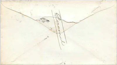 Cartolina personale — 184 — William Port a Henry Beckman — Editore non visibile — Verso