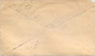Filadelfia — carta hacia Chardon, Ohio — sello de 3 centavos y marca de 16 de enero de 1846 — Reverso