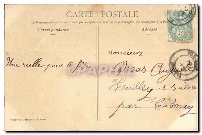 Jovem mulher com chapéu florido — Lembrança — Phototype A. Bergeret & Cie, Nanet — Verso