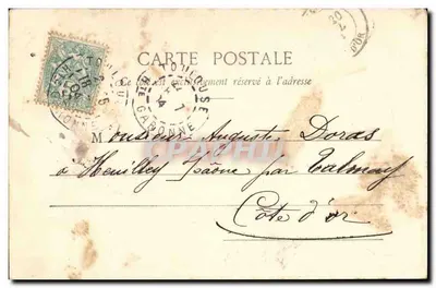 Pequena Alberine — Dores de coração — editor A. Brabant & Cie, Nancy — Verso