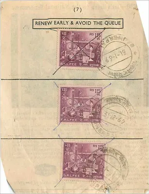 Publicidade Union Carbide India — baterias e aparelhos eletrônicos — cerca de 1969 — Verso