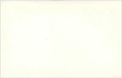 Carta postal aérea — selo de 9d Elizabeth II — editor não visível — Verso