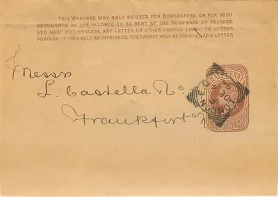 Carta postal para uso da imprensa — Londres — Elkan & Co