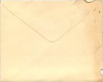 Enveloppe postale — Londres, 12 novembre 1931 — destinée à Dr. Louis Cattolz, Californie — Verso