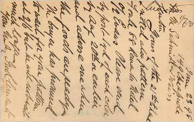 Carte postale de Reichenbach — Grande Bretagne et Irlande — timbre 1 penny — Verso