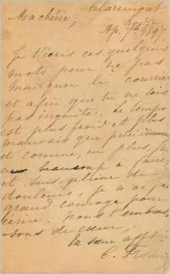 Carta postal de Dublin, Irlanda — União Postal Universal — editor desconhecido, número de série não visível — Verso