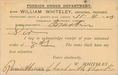 Carta postal britânica — União Postal Universal — destinada a Magenta, Itália — editor N°26 — Verso