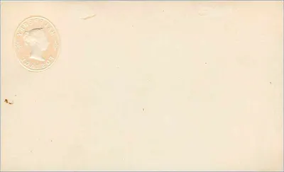 Englische Ansichtskarte — gedruckter Text — Stempel — Rückseite