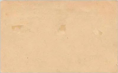 Britanska kartka pocztowa — odwrotna strona — znaczek ½ penny — Rewers