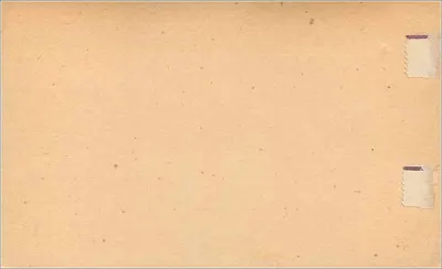 Britanska kartka pocztowa — 1875 — znak półpenny Victoria — Rewers