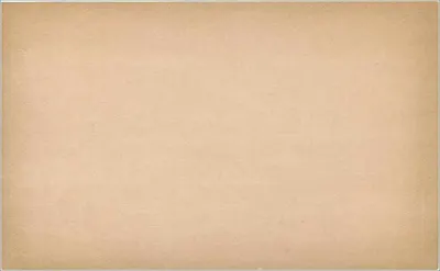 Britische Ansichtskarte — ½ Penny Victoria-Stempel — Vorder- und Rückseite leer — Rückseite