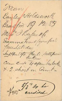 Bradford — Exame de grupo de homem — editor não visível — Verso