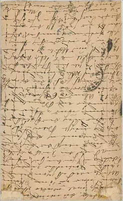 Carta postal de Hersham (Inglaterra) — cerca de 1900 — editor não identificável — Verso