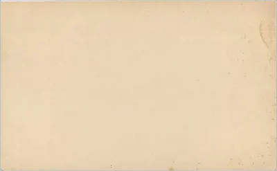 Carta postal britânica — selo de 1/2 penny — verso em branco — Verso