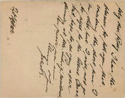 लंदन — नवंबर 1907 की तारीख वाला पोस्टकार्ड — अज्ञात एडिटर, श्रृंखला संख्या अदृश्य — पीछे