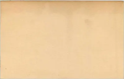Carta postal britânica — selo de 1 penny vermelho — editor não visível — Verso