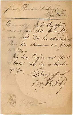 Berlim — correspondência — Poste de Berlim, n° 11 — Verso