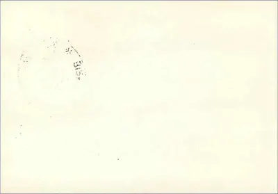 50º aniversário do primeiro serviço postal aéreo britânico — Midland Stampex Birmingham — edição limitada — Verso